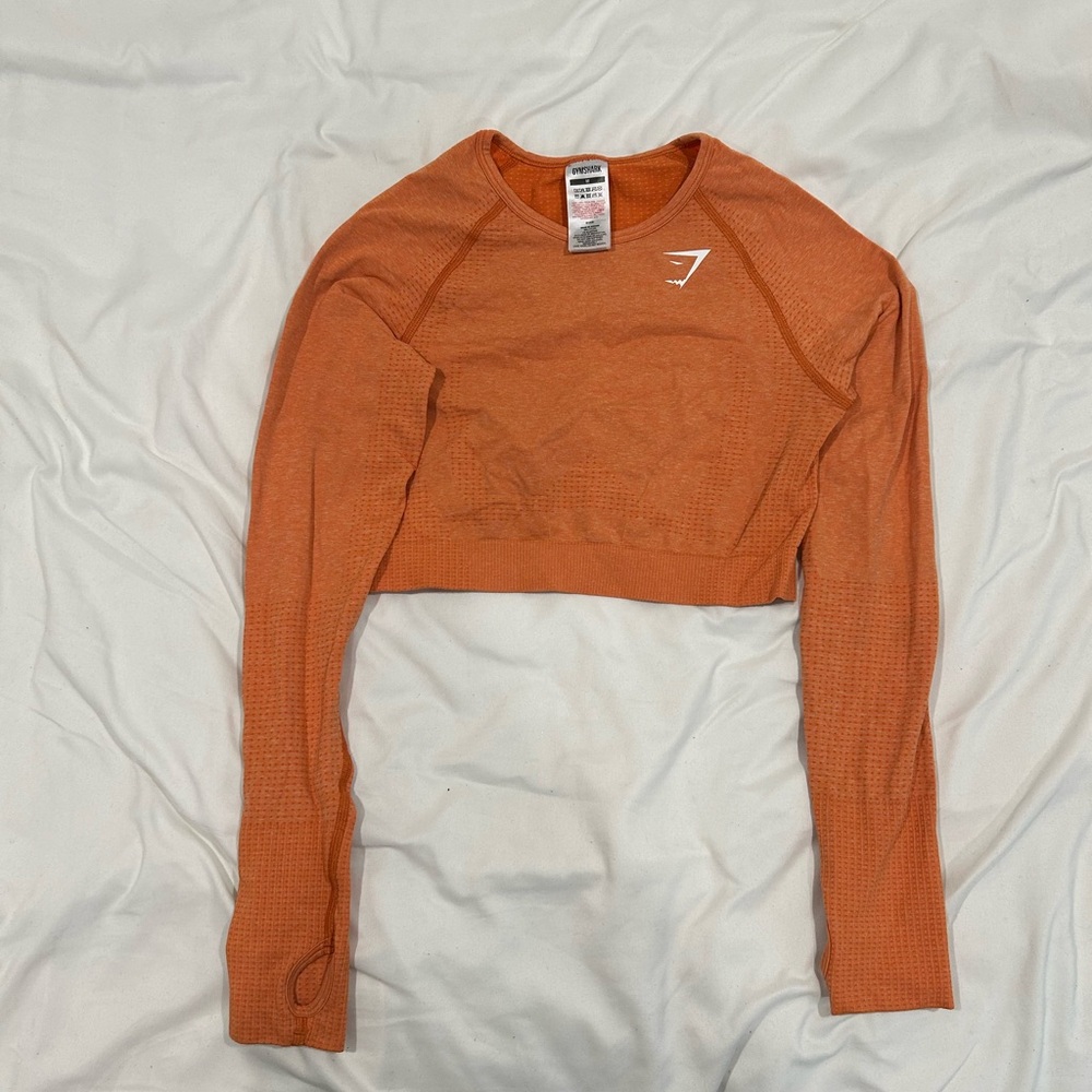 Gym shark VITAL SEAMLESS 2.0 LONG SLEEVE CROP TOP